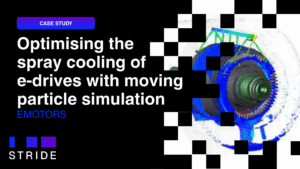 Optimising the spray cooling of e-drives with moving particle simulation