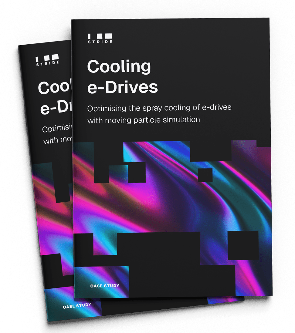 Optimising the spray cooling of e-drives with moving particle simulation