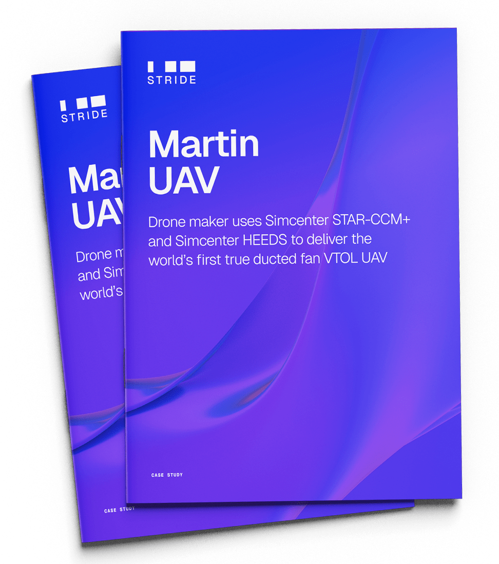 Martin UAV: Drone maker uses Simcenter STAR-CCM+ and Simcenter HEEDS to deliver the world’s first true ducted fan VTOL UAV