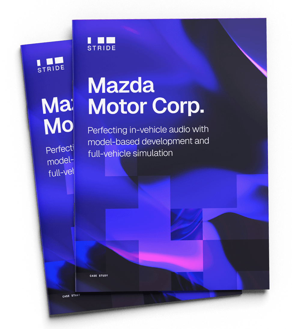 Mazda Motor Corporation, Mazda Engineering and Technology: Perfecting in-vehicle audio with model-based development and full-vehicle simulation