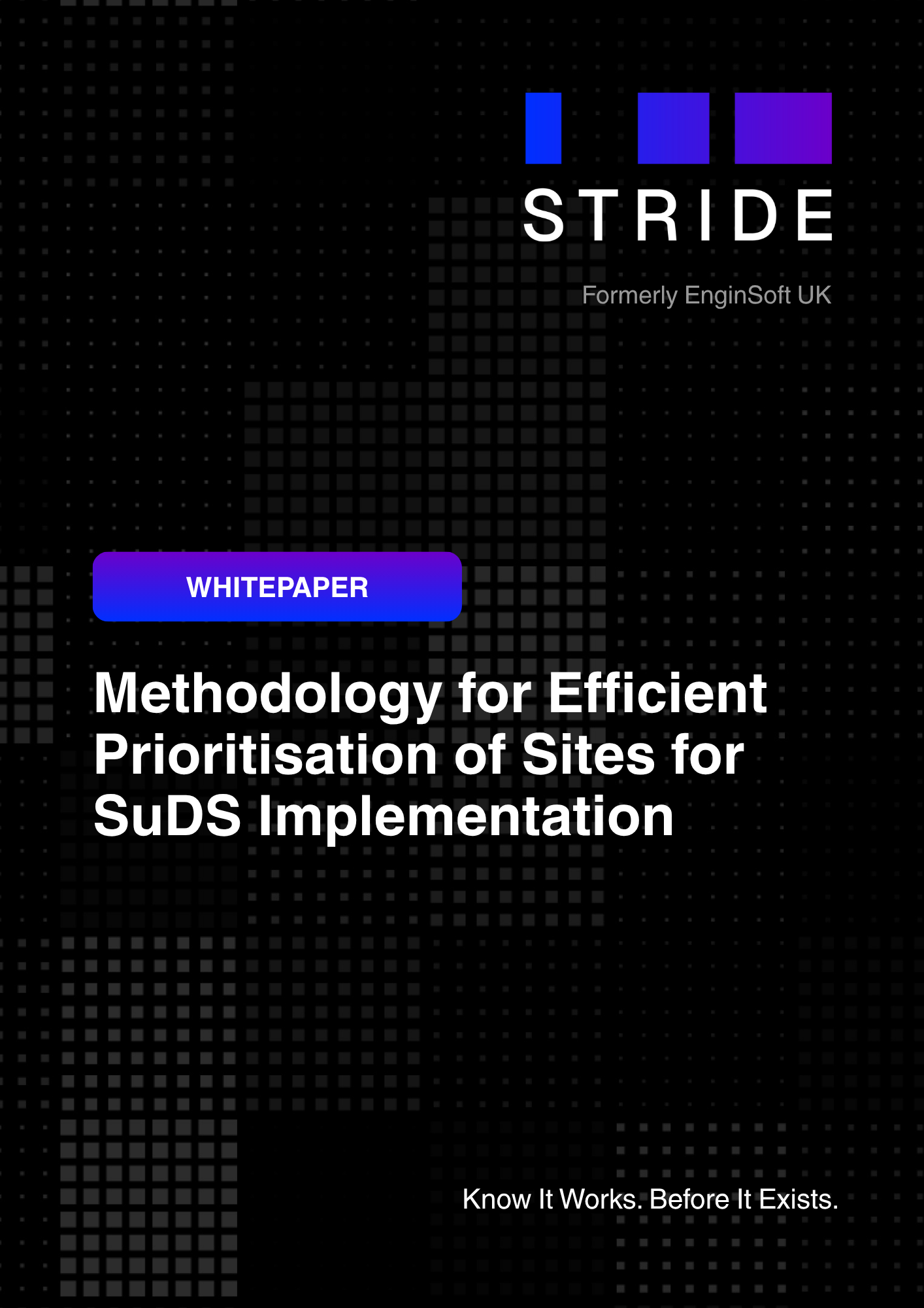 Methodology for Efficient Prioritisation of Sites for SuDS Implementation